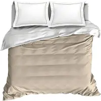 De Witte Lietaer Dekbedovertrek Bumblebee White Vision Taupe Percal-200 x 200 / 220 cm | 2-Persoons