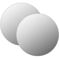 vidaXL Wandspiegels 2 st rond 40 cm glas
