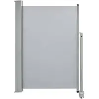 vidaXL Tuinscherm uittrekbaar 120x300 cm grijs