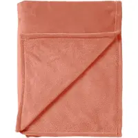 Dutch decor - BILLY - Plaid 150x200 cm - flannel fleece - superzacht - Muted Clay - roze