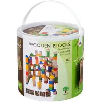 Jouéco Houten Blokken - 100-delig