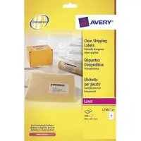 Avery Zweckform L7565-25 transparante etiketten 99,1 x 67,7 mm (200 etiketten)