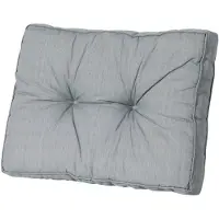 Madison Loungekussen Madison Florance Basic Grey Rechthoekig (73 x 43 cm)