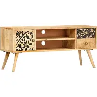 vidaXL Tv-meubel 100x30x45 cm massief mangohout