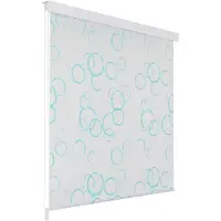vidaXL Rolgordijn voor douche 80x240 cm bubbel online kopen