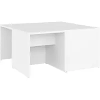 vidaXL Salontafels 4 st 33x33x33 cm bewerkt hout wit
