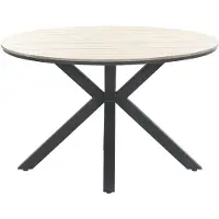 Garden Impressions Edison tuintafel Ø148 cm light teak vironwood