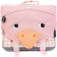 Cstore Les Deglingos Schooltas Struisvogel Junior 35 Cm Polyester Roze