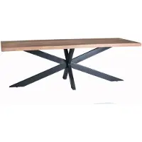 Brix eetkamertafel sturdy spider 200 cm mangohout -