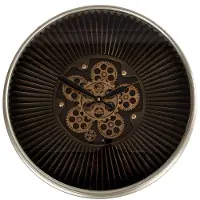 Coppens Radarklok Stefan S zwart/goud metaal