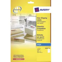 Avery Zweckform J8567-25 transparante verzendetiketten 210 x 297 mm (25 etiketten)