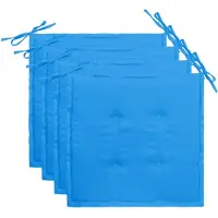 vidaXL Tuinstoelkussens 4 st 50x50x4 cm oxford stof blauw