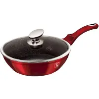 Berlinger Haus Wokpan Burgundy 2,3 Liter 24 Cm Aluminium Rood