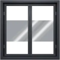 Wicotex Raamfolie zonwerend- 45cm transp/zilver