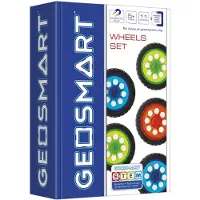 SmartGames Wheel Set - Magnetische Uitbreidingsset met Wielen - Technische Constructie Accessoires - Vanaf 5 Jaar