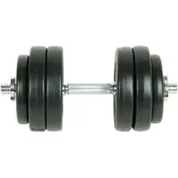 vidaXL 9-delige Halterset 15 kg