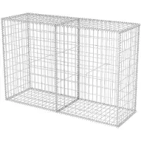 vidaXL Gabion mand 150x50x100 cm gegalvaniseerd staal