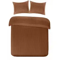 Papillon Dekbedovertrek Uni Bruin Roest Satijn-140 x 200 / 220 cm | 1-Persoons