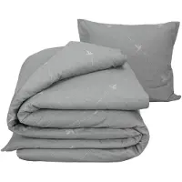 De Witte Lietaer Dekbedovertrek Piper Natural grey Flanel-140 x 200 / 220 cm | 1-Persoons