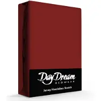Day dream Hoeslaken - jersey - 190/200x200/220 cm - Bordeaux