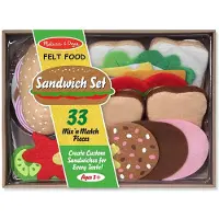 Melissa and doug Voedsel Van Vilt Sandwichset