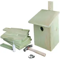 Best for birds Esschert Design Vogelhuisje DIY - hout - doe-het-zelf - 23 cm - Vogelhuisjes