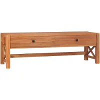 vidaXL Tv-meubel 140x40x45 cm teakhout
