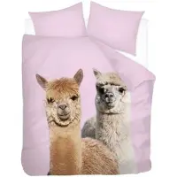 Snoozing - Snoozing Alpacas flanel dekbedovertrek