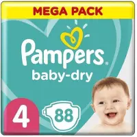 Pampers Luiers Baby-Dry Maat 4 - 88 Stuks
