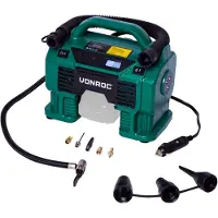 Vonroc Accu compressor 20V - 12V | Excl. accu en snellader