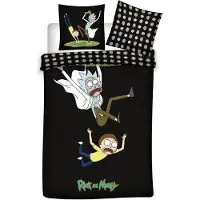 Rick And Morty Rick & Morty kinderdekbedovertrek - katoen