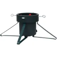 vidaXL Kerstboomstandaard 46x46x19 cm zwart