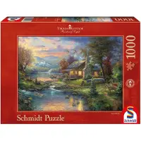 Schmidt - Legpuzzel - In het natuurparadijs - Thomas Kinkade Studios - 1000 stukjes - Volwassenen - vanaf 12 jaar