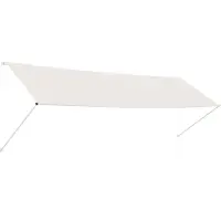 vidaXL Luifel uittrekbaar 400x150 cm crème