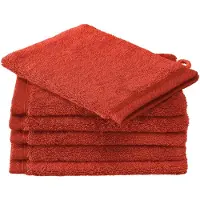 De Witte Lietaer Washandje Contessa Burnt Orange (set van 6)