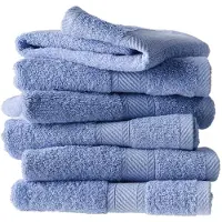 De Witte Lietaer Gastendoek Helene Sky Blue (Set van 6)
