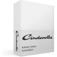 Cinderella Hoeslaken White (Satijn)-200 x 210 cm