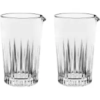Bormioli Rocco 2x Luxe Glazen Water Karaffen Van 550 Ml - Karaffen