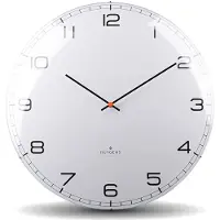 Huygens - Dome45 Arabic - Wit - Wandklok - Stil - Quartz uurwerk