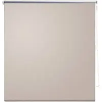vidaXL Rolgordijn verduisterend 164,4 x 230 cm stofbreedte 160 cm beige