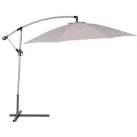 Garden Impressions Athene parasol 300 cm polyester donker grijs