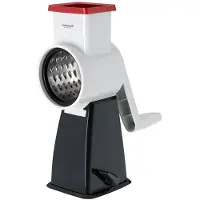 Westmark groente- en fruitmolen 20 cm kunststof zwart-wit