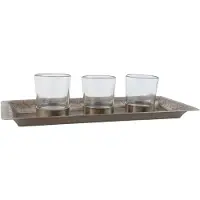 Clayre & Eef Waxinelichthouder 31x13x7 cm