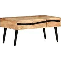 vidaXL Salontafel 88x50x42 cm massief acaciahout