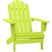 vidaXL Tuinstoel Adirondack massief vurenhout groen