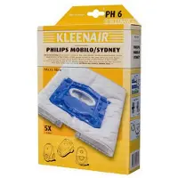 Kleenair Stofzuigerzakken Philips PH-6 5 stuks