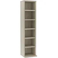 vidaXL Cd-kast 21x20x88 cm bewerkt hout sonoma eikenkleurig