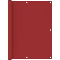vidaXL Balkonscherm 120x400 cm oxford stof rood