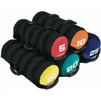 Toorx Powerbag met 6 hendels - Groen/zwart 20 kg - Zwart, Rood, Blauw, Geel, Oranje