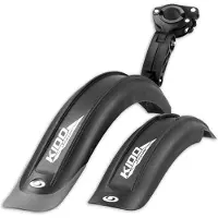 Blokker Simpla Spatbordenset Kido Pro 16 - 18 Inch Zwart/grijs